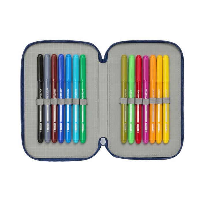 Fourre-tout Super Mario Mamma mia Rouge Blue marine 12,5 x 19,5 x 5,5 cm 37 Pièces 1