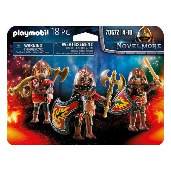 Ensemble de Figurines Novelmore Fire Knigths Playmobil 70672 (18 pcs) 2