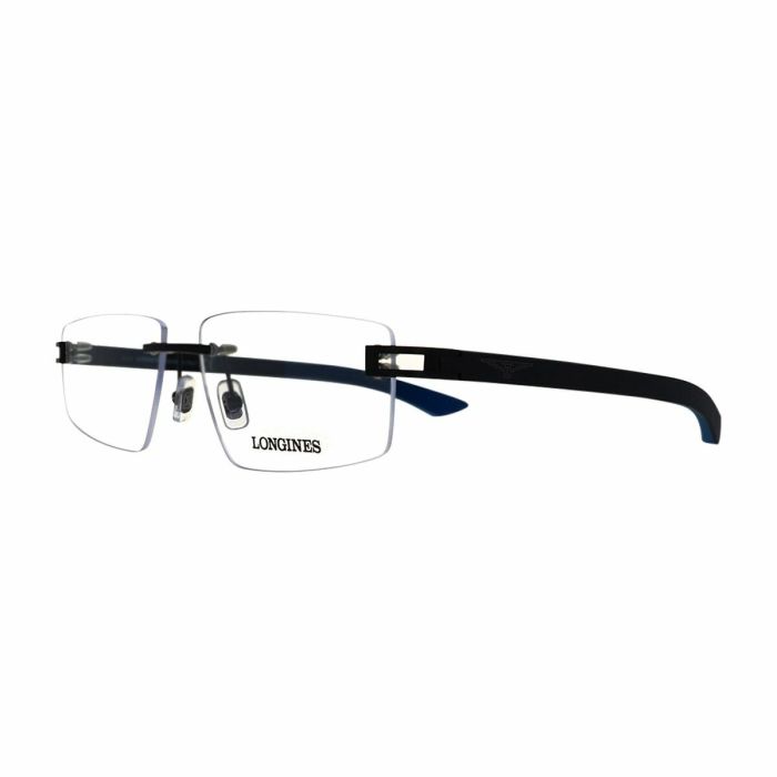 Monture de Lunettes Homme Longines LG5007-H-56002 Noir ø 56 mm 0 Monture de Lunettes Homme Longines LG5007-H-56002 Noir ø 56 mm 0