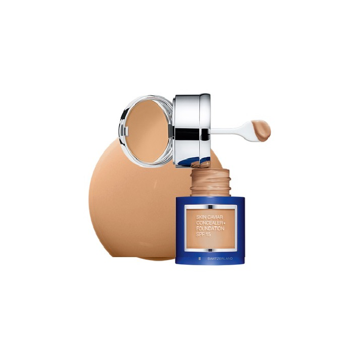 La Prairie Skin Caviar Concealer Foundation Spf 15 grolden Beige 30 mL-2 gr 0 La Prairie Skin Caviar Concealer Foundation Spf 15 grolden Beige 30 mL-2 gr 0