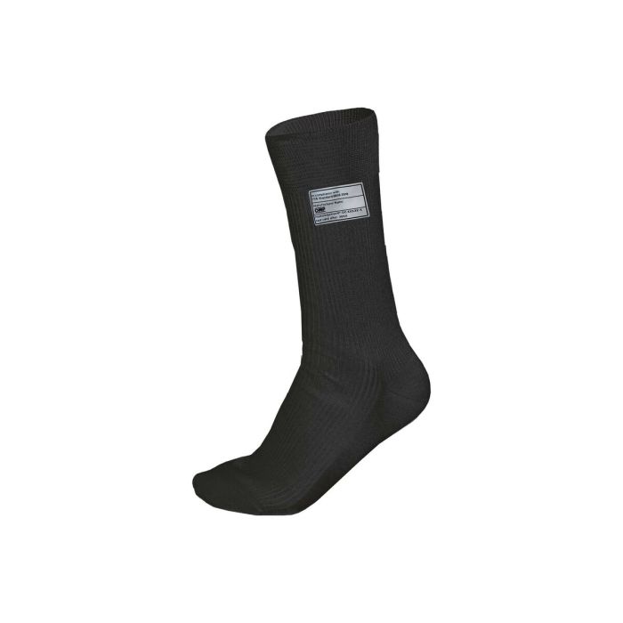 Omp OMPIE0-0762-A01-071-L Chaussettes Nomex FIA 8856-2018 Noir Taille L