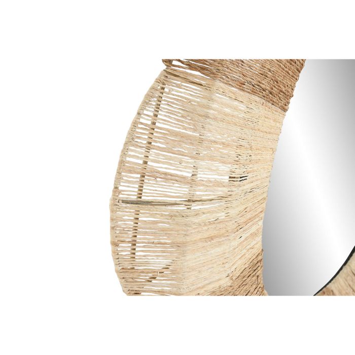 Miroir mural Home ESPRIT Marron Naturel Boho 87 X 8 X 87 CM 3