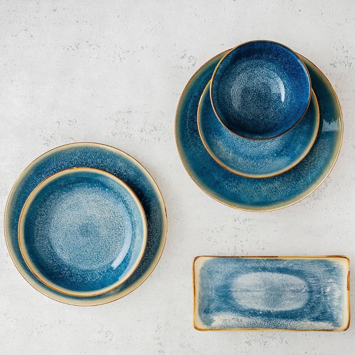 Bandeja Porcelana Aura Bidasoa 27,5x16,3 cm (6 Unidades) 3