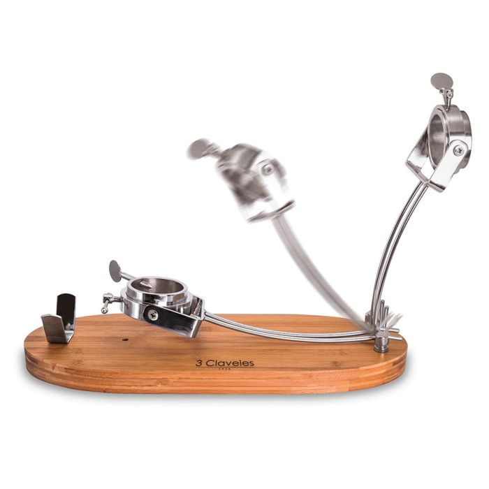 Jambonnier en Bois 3 Claveles Bambou 47 x 18,5 x 37 cm Pliable 5