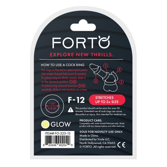 Anneau Pénis Forto Blanc Ø 35 mm (Taille unique) 2 Anneau Pénis Forto Blanc Ø 35 mm (Taille unique) 2