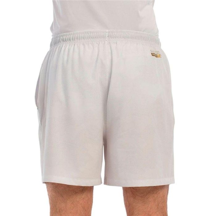 Short de Sport pour Homme Bullpadel Bugle 012 Blanc Padel 45 1