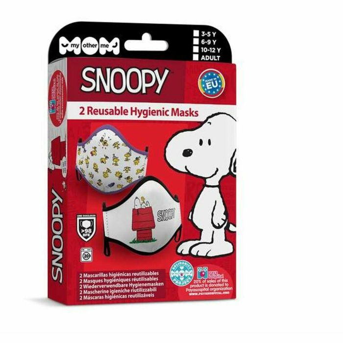 Masque hygiénique My Other Me Snoopy Premium 3-5 ans