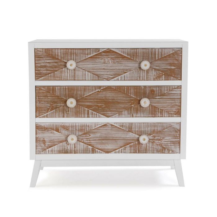 Commode Versa Sira Bois de pin Bois MDF 34 x 76 x 80 cm 2 Commode Versa Sira Bois de pin Bois MDF 34 x 76 x 80 cm 2