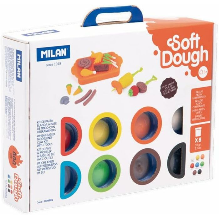 Pâte à modeler Milan Soft Dough BBq Multicouleur 0 Pâte à modeler Milan Soft Dough BBq Multicouleur 0