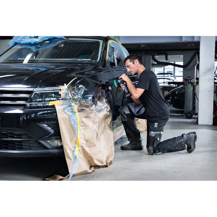 Bosch Professional Polisseuse Excentrique 12V GPX 12V-77, Sans Batterie Ni Chargeur, Avec Plateau et Tampon de Polissage 77 mm