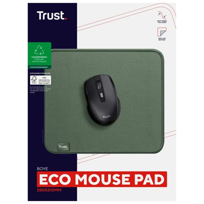 Tapis de Souris Trust 24745 Vert 1 Tapis de Souris Trust 24745 Vert 1