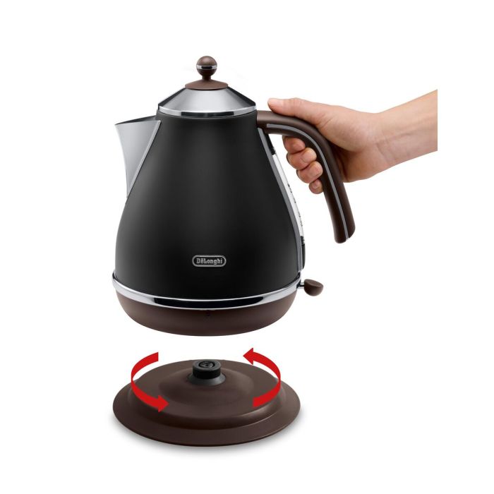 Bouilloire DeLonghi KBOV 2001.BK 2000 W 1,7 L Noir Acier inoxydable 3