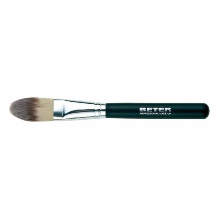 Beter Pinceau de Maquillage Professionnel pour Fond de Teint Liquide - 17 cm