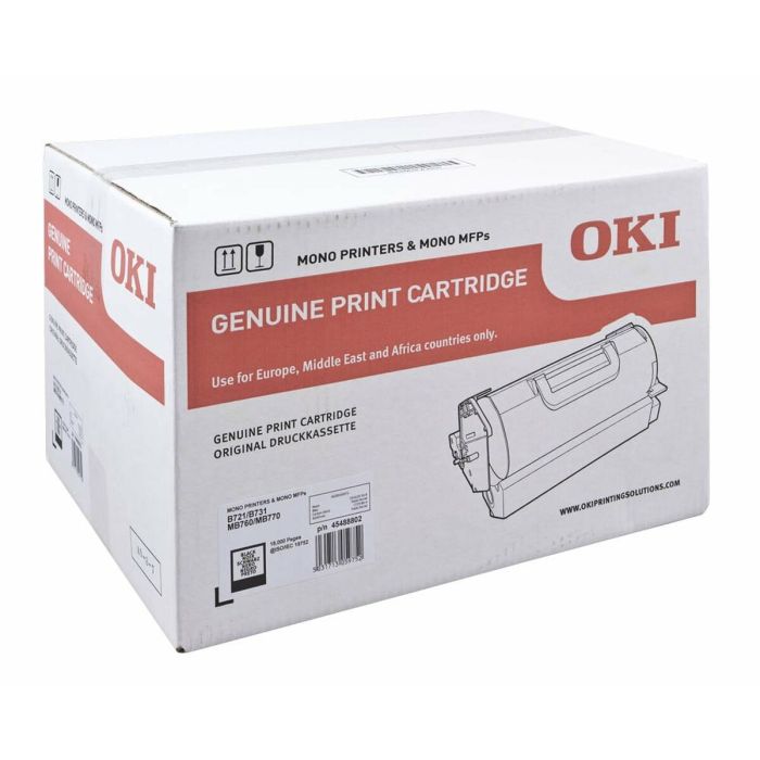 Toner original OKI 45488802 Noir 1 Toner original OKI 45488802 Noir 1