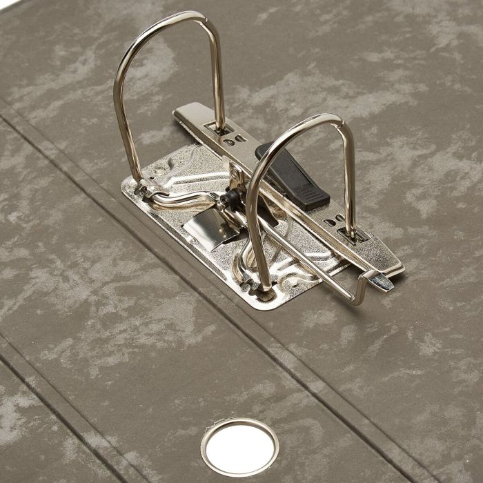 Reliure à anneaux Liderpapel AZ50 Gris A4 2