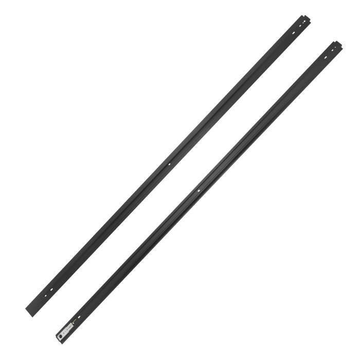 HO - Rail Monofasique LED 2M Noir Encastrable HO-218000CARRIL-N-2M-EM 4