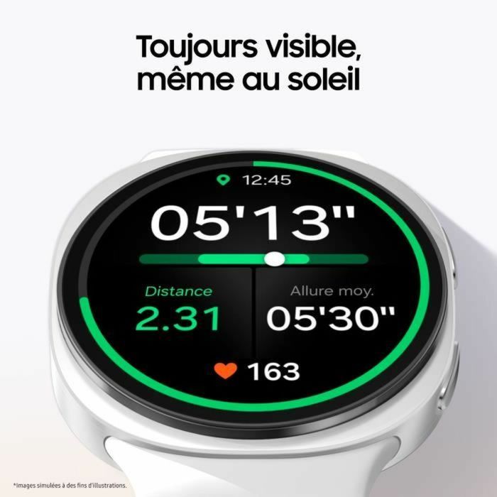 Montre intelligente Samsung Watch8 Blanc Argenté 1,5" Ø 44 mm 3