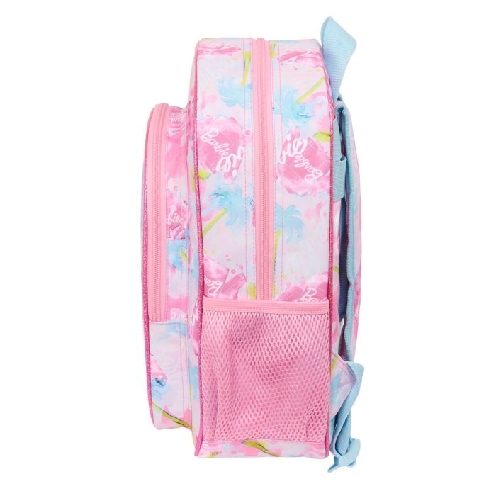 Cartable Barbie Painterly Rose Bleu ciel 26 x 34 x 11 cm 2