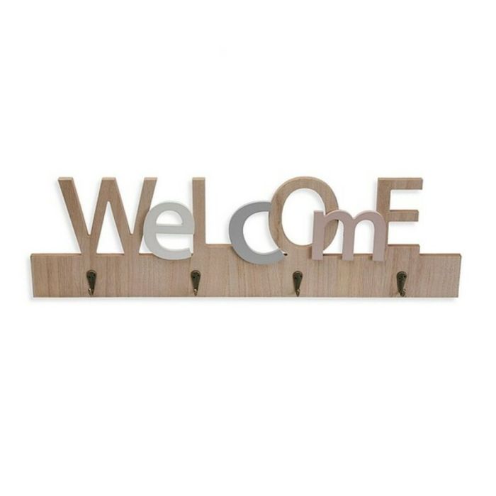 Accroche-clés Welcome Versa Bois MDF 4 x 18 x 59,5 cm