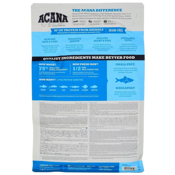 Aliments pour chat Acana Pacifica Poisson 1,8 kg 1