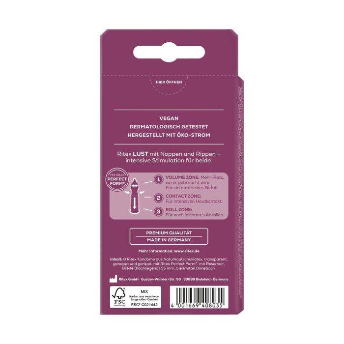 Préservatifs Ritex Lust 7