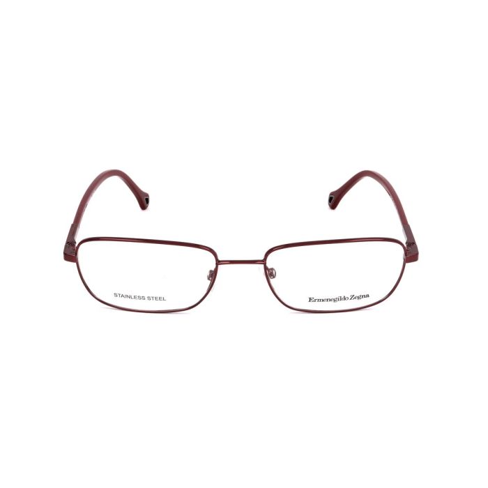 Monture de Lunettes Unisexe Ermenegildo Zegna VZ31860SBY Rouge Ø 53 mm