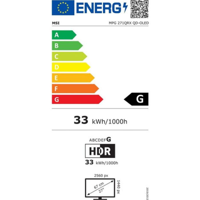 Monitor Gaming MSI MPG 271QRX Wide Quad HD 27" 7 Monitor Gaming MSI MPG 271QRX Wide Quad HD 27" 7