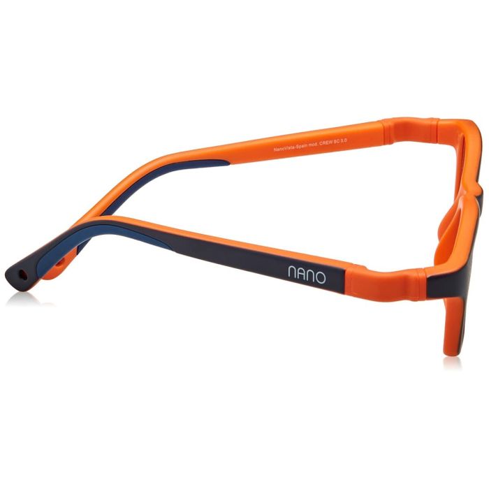 Monture de Lunettes Unisexe Nanovista NAO3020648SC Orange Blue marine 2