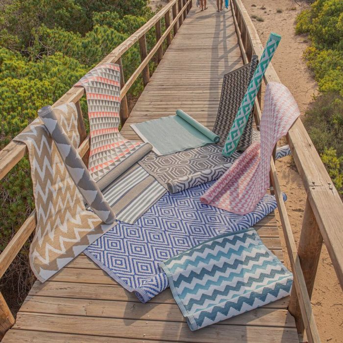 Tapis d’extérieur Safos Gris Corail polypropylène 3