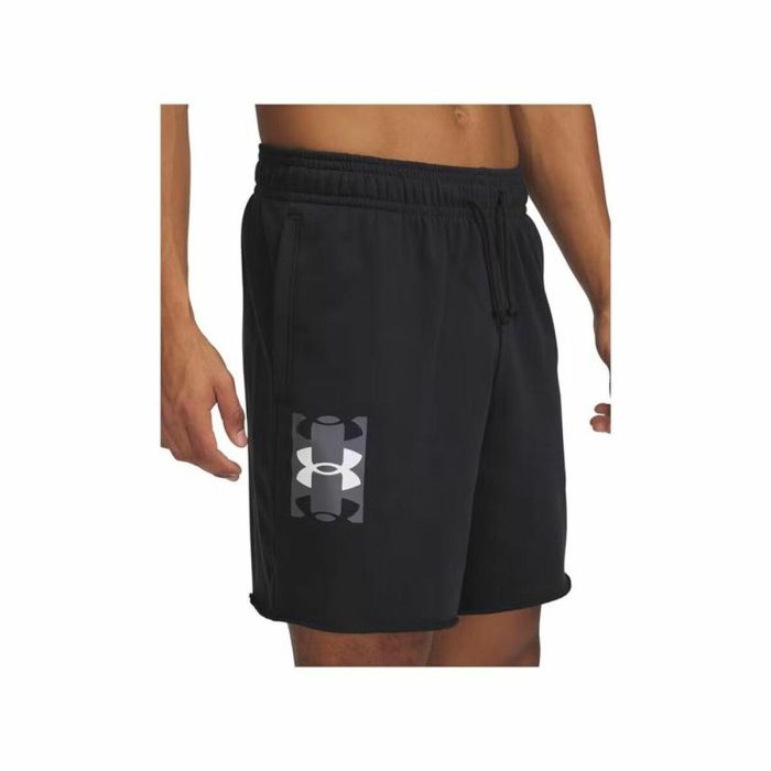Shorts pour Hommes Under Armour Rival Noir 1 Shorts pour Hommes Under Armour Rival Noir 1
