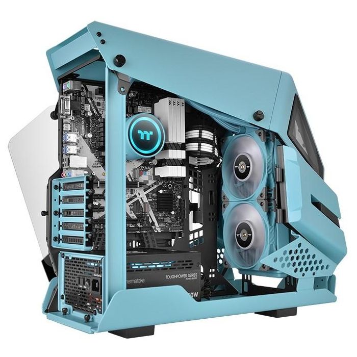 K Thermaltake TOUGHLIQUID 240 ARGB Sync All-In-One Liquid Cooler Turquoise 240mm 5