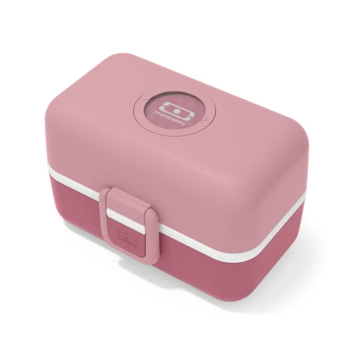 Monbento - Lunch Box Enfant 3 Compartiments Sans BPA MB Tresor Rose Blush - Boîte repas micro-ondable 0.8 L personnalisable Monbento - Lunch Box Enfant 3 Compartiments Sans BPA MB Tresor Rose Blush - Boîte repas micro-ondable 0.8 L personnalisable