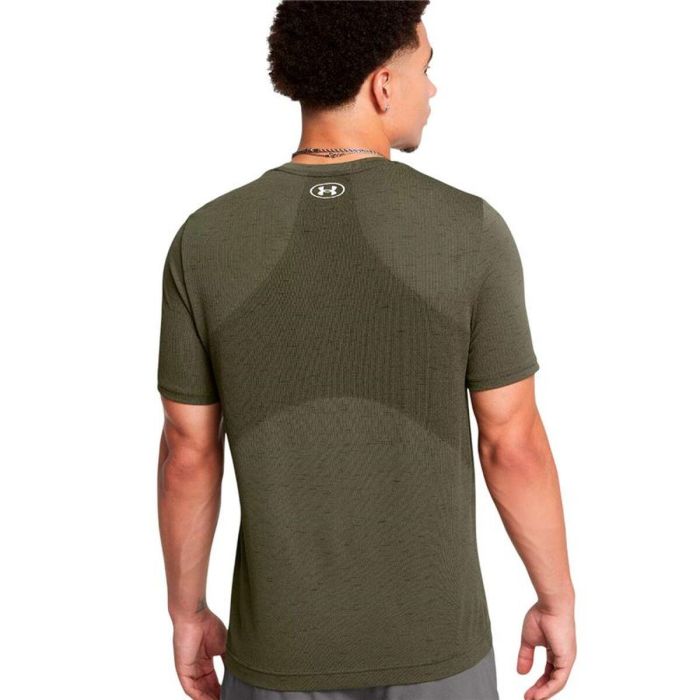 T-shirt à manches courtes homme Under Armour 1382801-390 Olive (XL) 1