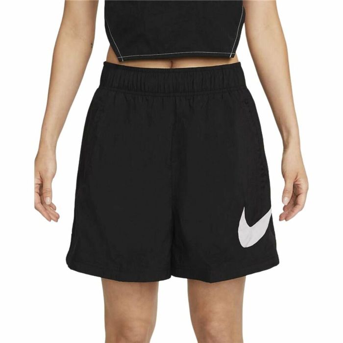 Short de Sport pour Femme Nike Sportswear Essential Noir 0 Short de Sport pour Femme Nike Sportswear Essential Noir 0