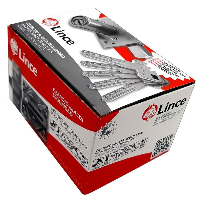 Serrure de sécurité Lince 7930r-97930rhl Laiton Fer 1