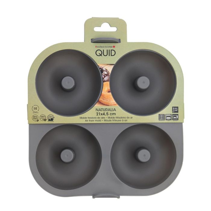 Molde Silicona 4 Donuts Naturalia Quid 19x19x5,5 cm 4 Molde Silicona 4 Donuts Naturalia Quid 19x19x5,5 cm 4