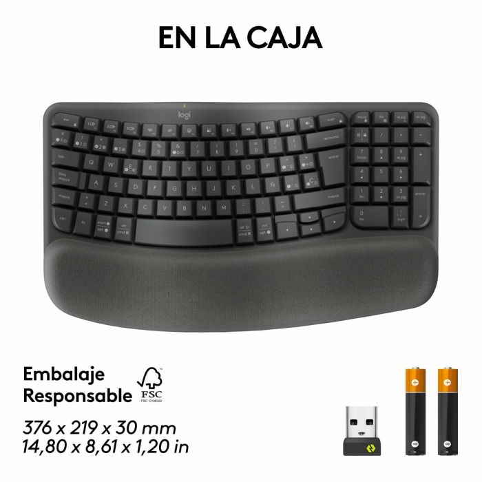 clavier et souris Logitech Graphite Acier Espagnol Qwerty 8 clavier et souris Logitech Graphite Acier Espagnol Qwerty 8