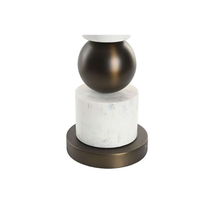 Lampe de bureau Home ESPRIT Blanc Bronze 50 W 220 V 3 Lampe de bureau Home ESPRIT Blanc Bronze 50 W 220 V 3