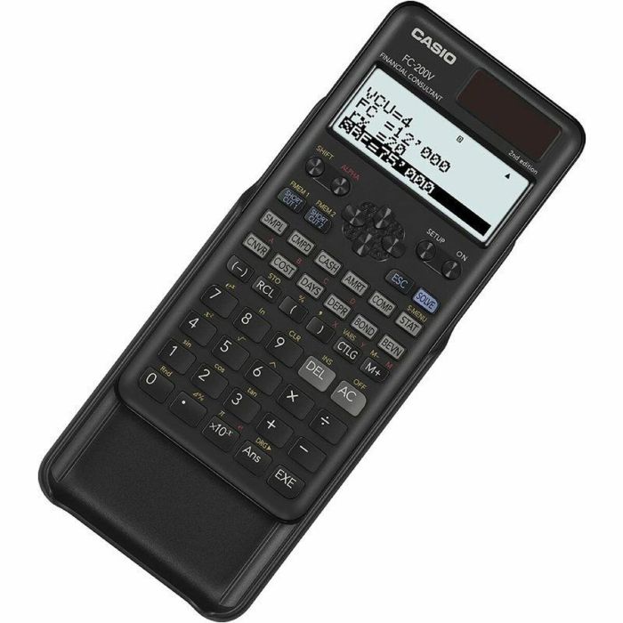 Calculatrice Casio FC-200V-2-W-ET Noir 5