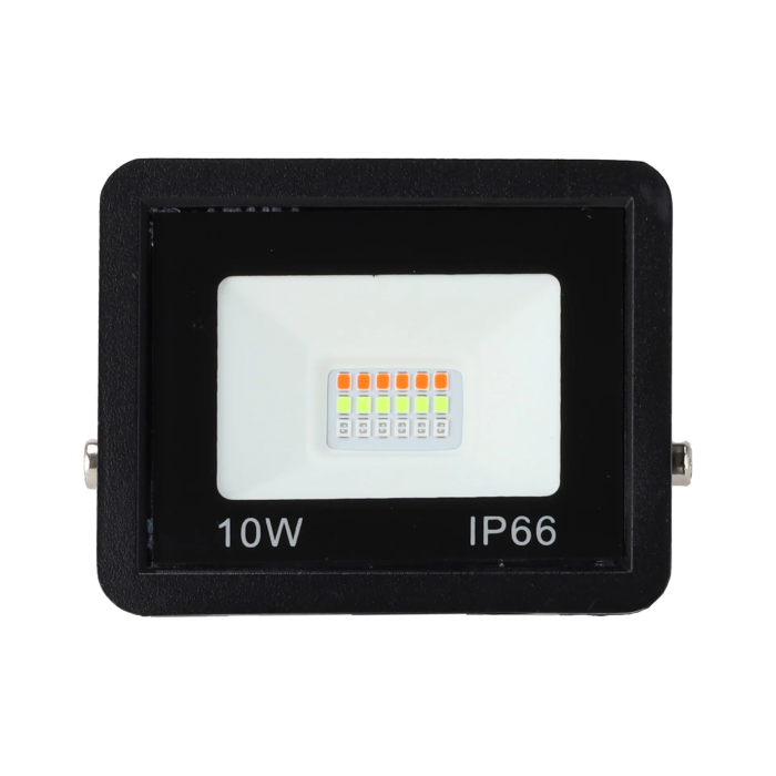 HO Projecteur LED RGBW 10W avec Télécommande [HO-ICRGBFL-10W] 1