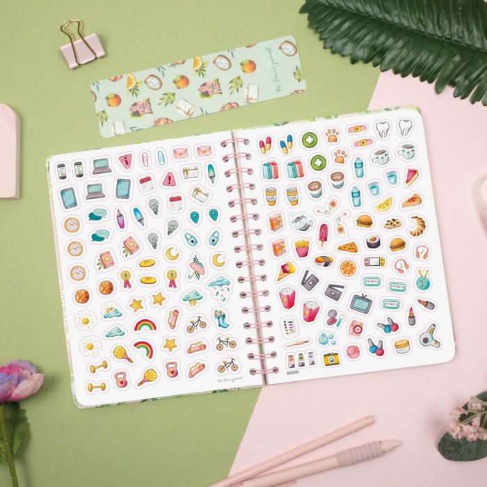 Agenda Finocam THE FLOWER JOURNAL A5 15,5 x 21,2 cm Rose 2026 4