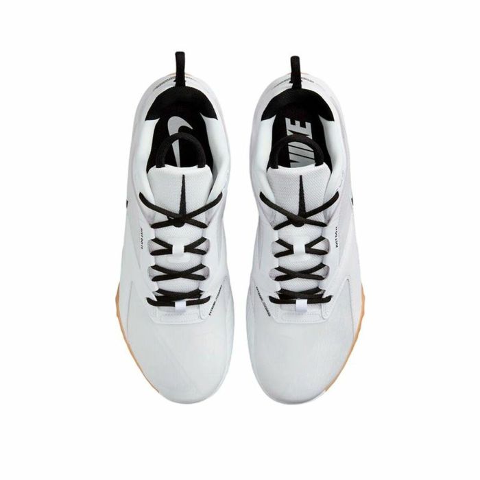 Chaussures de Basket-Ball pour Adultes Nike Airzoom Hyper Ace 3 Blanc Noir 1