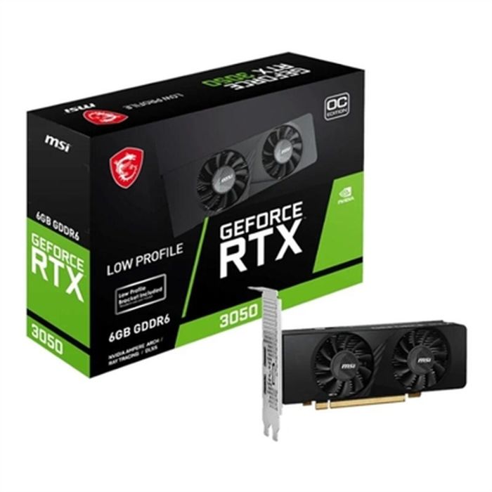 Carte Graphique MSI Nvidia GeForce RTX 3050 6 GB GDDR6 20 Carte Graphique MSI Nvidia GeForce RTX 3050 6 GB GDDR6 20