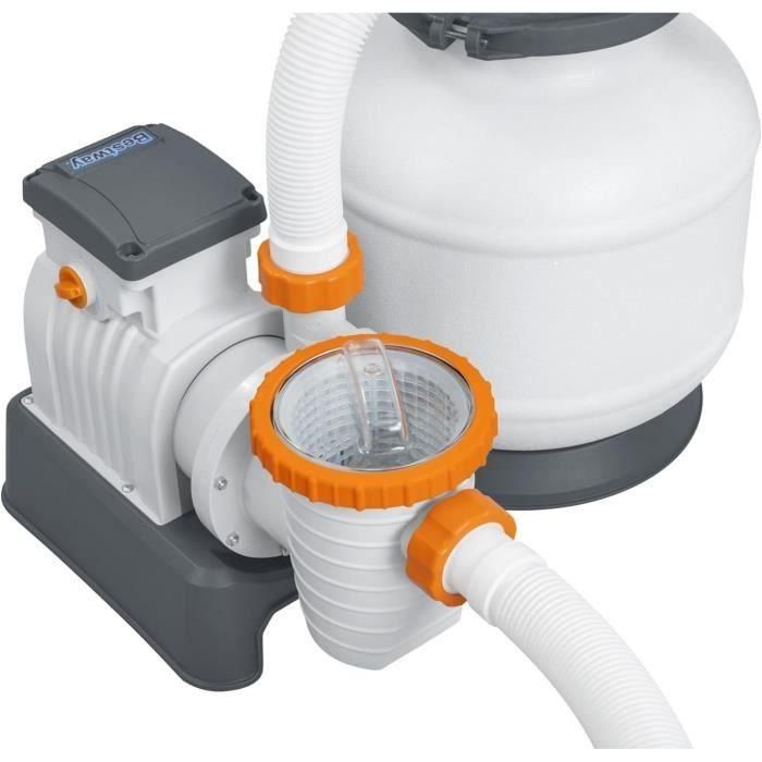 Filtre a sable - Bestway - 8 327 L/h - Avec préfiltre - Pour piscines de 1 100 a 54 500 L 2