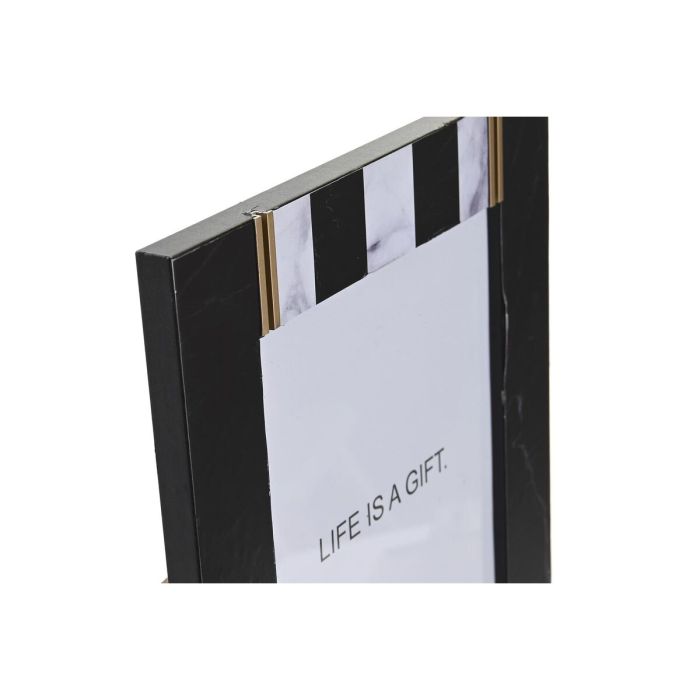 Cadre photo DKD Home Decor Métal Bicolore Bois MDF (20,8 x 1,5 x 25,8 cm) 2