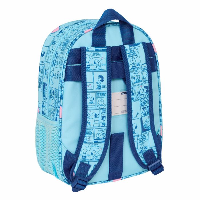 Cartable Snoopy Love Bleu clair 26 x 34 x 11 cm 2 Cartable Snoopy Love Bleu clair 26 x 34 x 11 cm 2