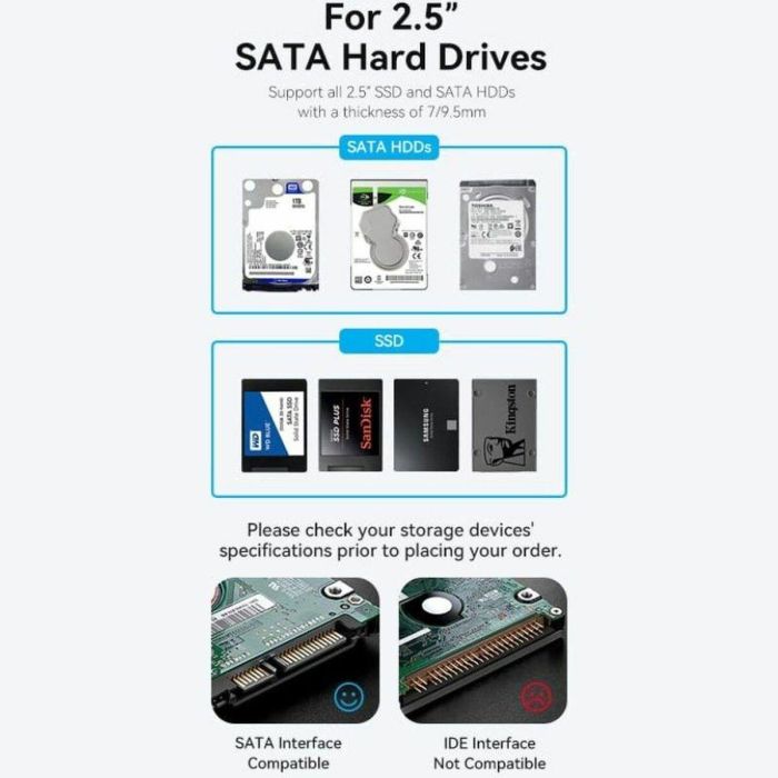 Disque Dur Externe Vention KPBB0 Noir 1