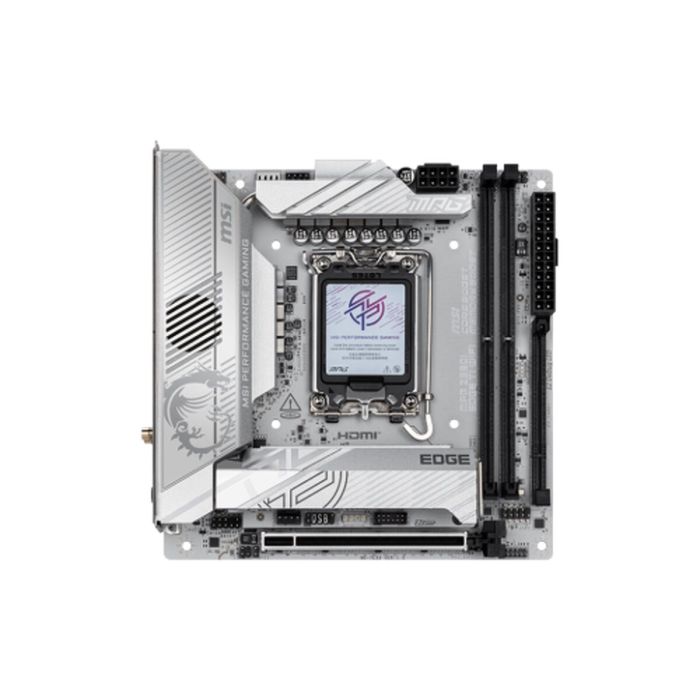 MSI Carte Mère MPG Z890I EDGE TI WiFi (Z890.S1851.ATX.DDR5) pour Intel LGA 1851 Core Ultra DDR5 Wi-Fi 7 Bluetooth 5.4 Mini-ITX