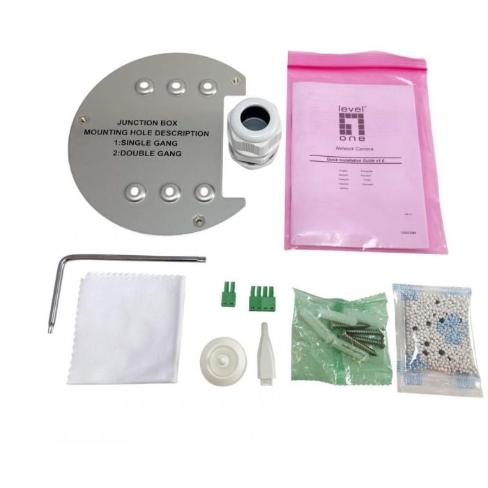 IPCam FCS-3616 Dome Out 6MP H.265 IR 10W PoE 1