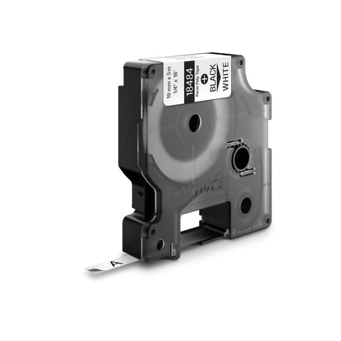 Ruban Laminé pour Etiqueteuses Dymo 18484 Blanc Multicouleur Noir/Blanc 24 mm 1